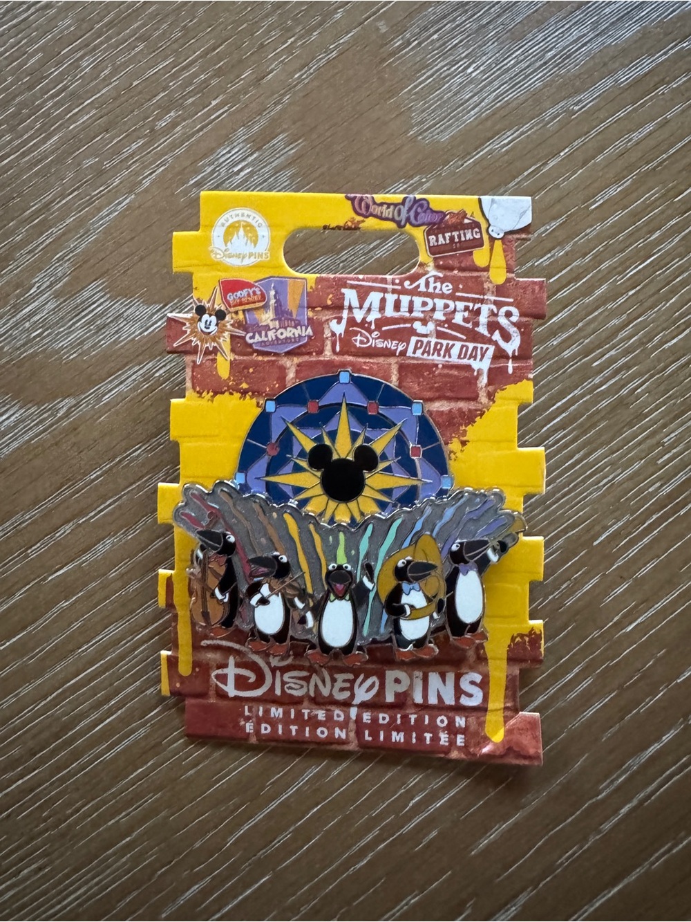 Disney Muppet Park Days DCA World of Color Penguins LE 3000 Pin